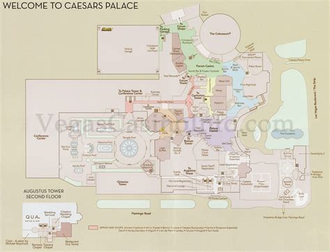  caesars palace casino map/service/transport/irm/exterieur